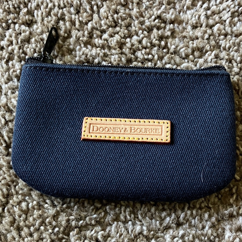 Dooney & Bourke Dark Blue Coin Pouch